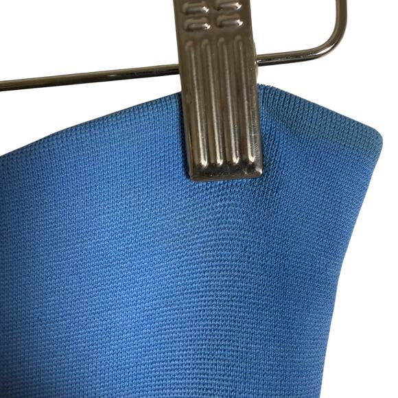 A.L.C. Dean Blue Strapless Knit A-Line Midi Dress Size Small - Picture 11 of 16